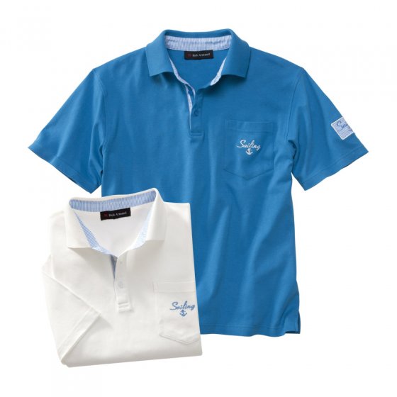 Maritimes Polo-Shirt - 2er Set 