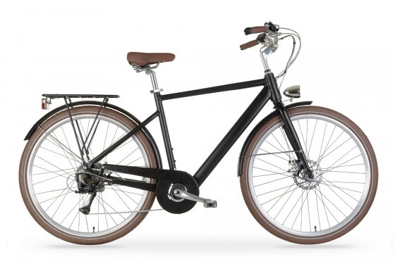 Elektro-Citybike LA RUE 2.0 MAN, schwarz 
