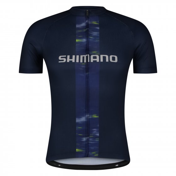 Fahrrad-Kurzarmtrikot LOGO, navy 