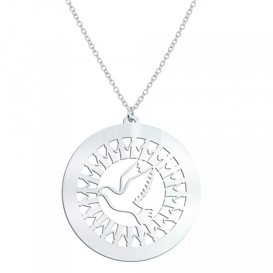 Anhänger mit Kette 925-Sterling Silber Glänzend 42/45cm 