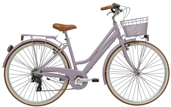 Cityfahrrad 28 Zoll RETRO Lady malve 
