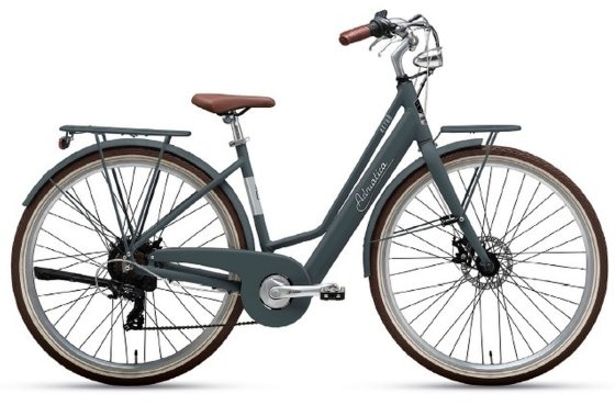 Elektro-Citybike RETRO 28 Zoll, grau 