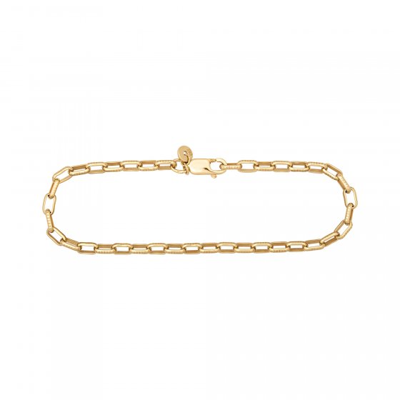 Armband 925 Silber vergoldet Gliederkette 