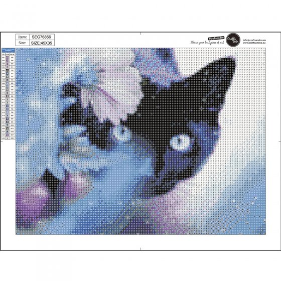 Diamant-Malerei, Katze