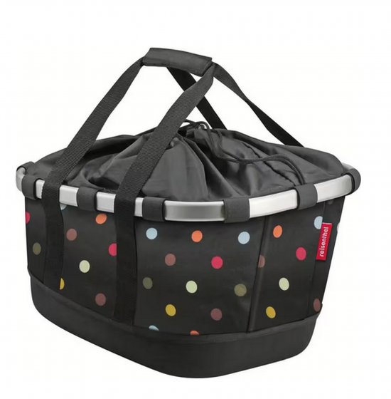 Bikebasket GT für Racktime, Punkte schwarz 