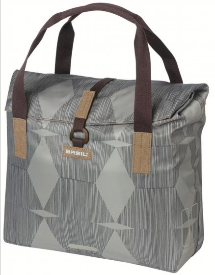 Gepäckträger Fahrradtasche "Elegance", grau 