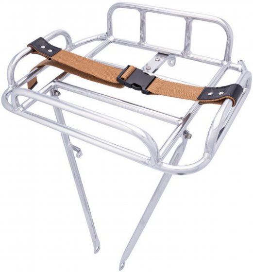 Vorderrad- Transportgepäckträger "Cargo Extra" , silber 