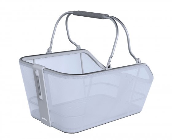 Hinterradkorb   "Cento Tech Fiber Nordlicht MIK 2.0", silber 