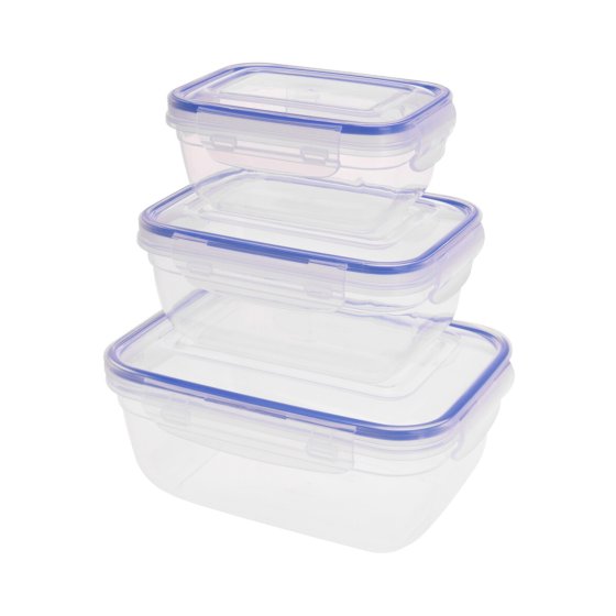 Vorratsdosen-Set, 3-teilig Kunststoff 