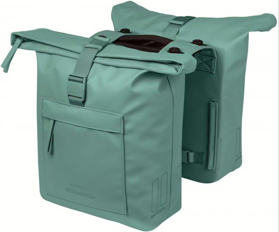 Gepäckträger- Fahrradshopper "Brooklyn MIK 2.0",  silbergrün 