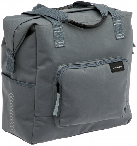 Fahrrad- Shoppingtasche "Tulum Camella", grau 