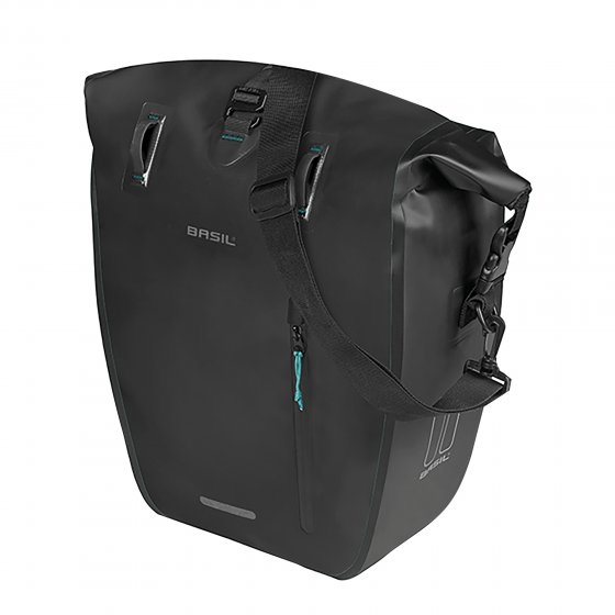 Fahrrad-Einzelpacktasche Rivo M MIK Hooks, schwarz 