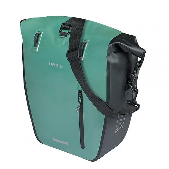 Fahrrad-Einzelpacktasche Rivo M MIK Hooks, silbergrün 