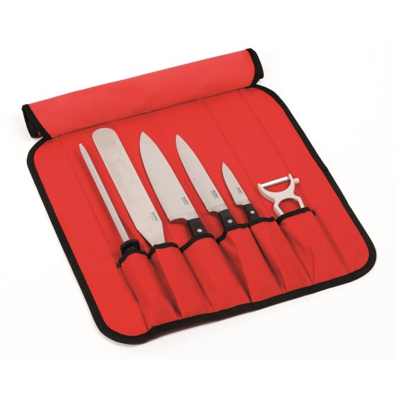 Messertasche 6-teilig befüllt 