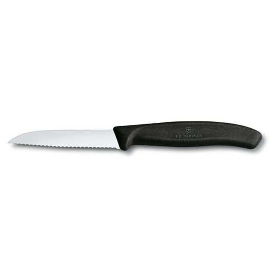 Gemüsemesser mit Wellenschliff 