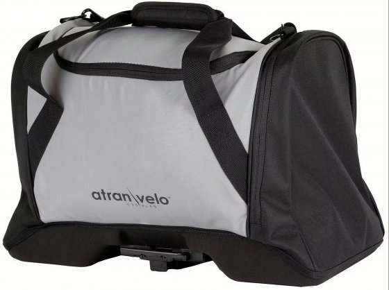 System - Gepäckträgertasche  "Pulse AVS", schwarz / grau 