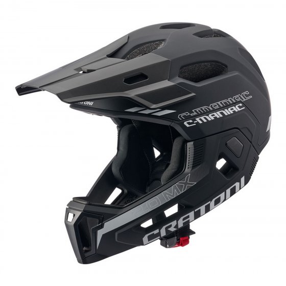 MTB-Fahrradhelm C-Maniac 2.0 MX, schwarz 