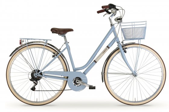 Retrofahrrad "New Silvery" 28 Zoll 46cm | blau
