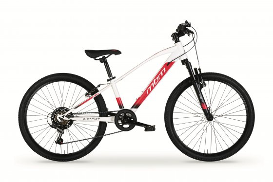 Mountainbike District Boy 24 Zoll, 6-Gang weiß | 34cm