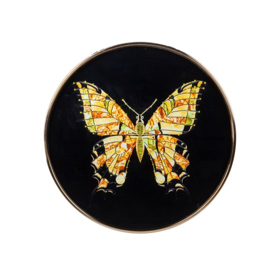 Wandbild Wanddeko Diamant Schmetterling 