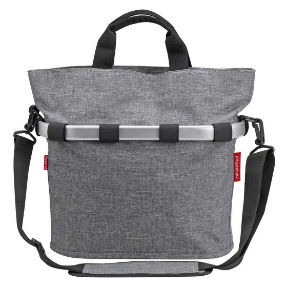 Bikebasket Oval S, twist grau 