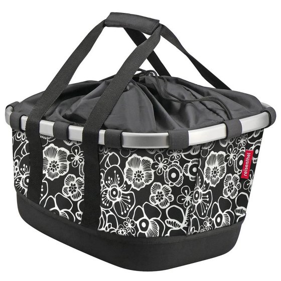 Bikebasket GT für Racktime, fleur schwarz 