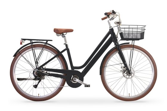 Elektro-Citybike New LA RUE 2.0, schwarz 
