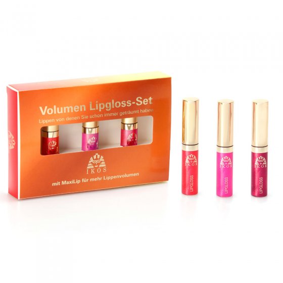 IKOS Volumen-Lippgloss-Set 18 ml 