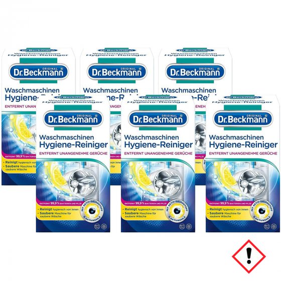 Dr Beckmann Waschmaschinenreiniger Maschinenhygiene 250g 6er Pack 