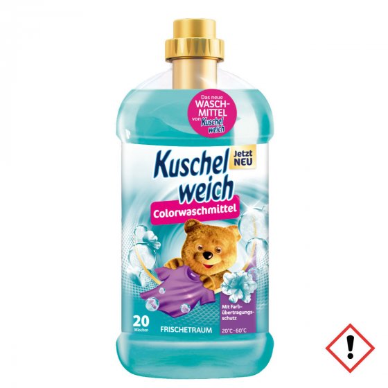 Kuschelweich Colorflüssigwaschmittel Frischetraum pure Frische 20WL 