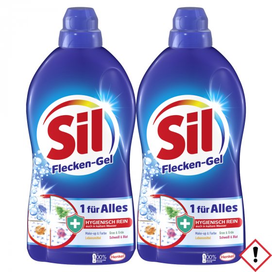 Sil 1 für Alles Complete Action hygenisches Flecken Gel 1300ml 2er Pack 