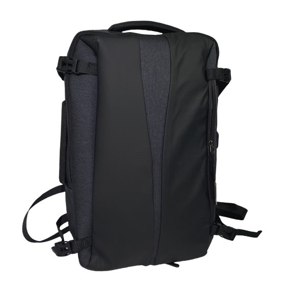 Business-Rucksack u. Tragetasche in einem Stylisch, funktional und kompakt 
