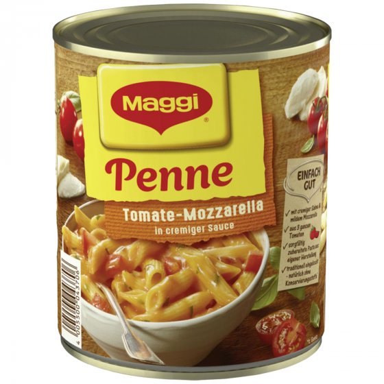 Maggi Penne Tomate Mozzarella Nudel Eintopf in cremiger Sauce 810g 