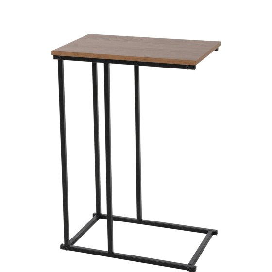 Beistelltisch Metall + MDF Natur 