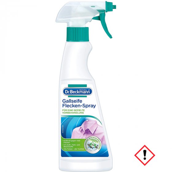 Dr. Beckmann Gallseife Fleckenspray Alle Farben Alle Textilien 250ml 