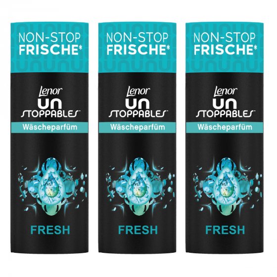 Lenor Unstoppables Wäscheparfüm Fresh für alle Textilien 160g 3er Pack 