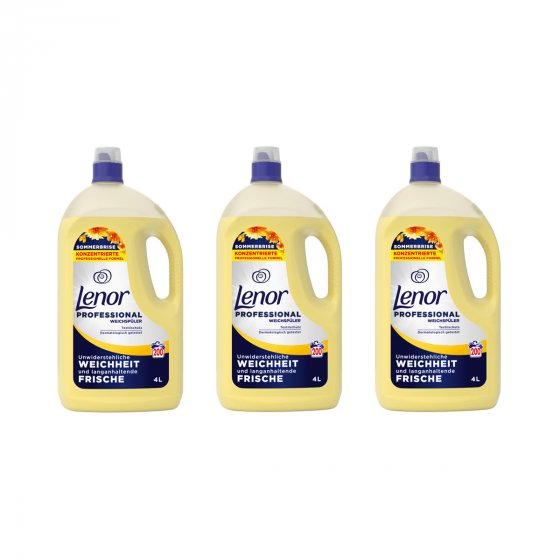 Lenor Professional Weichspüler Konzentrat Sommerbrise 4000ml 3er Pack 