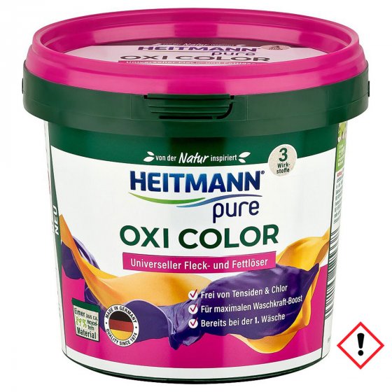 Heitmann pure OXI Color universeller Fleckentferner und Fettlöser 500g 