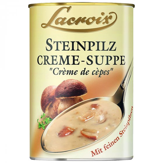 Lacroix Steinpilz Creme Suppe aromatisch lecker cremig 400ml 