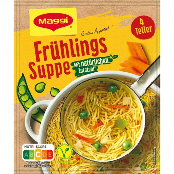 Maggi Guten Appetit Frühlings Suppe mit natürlichen Zutaten 63g 