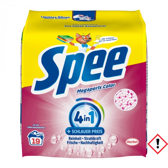 Spee Megaperls Color Waschmittel Parfümtechnologie 19 WL 4in1 1140g 