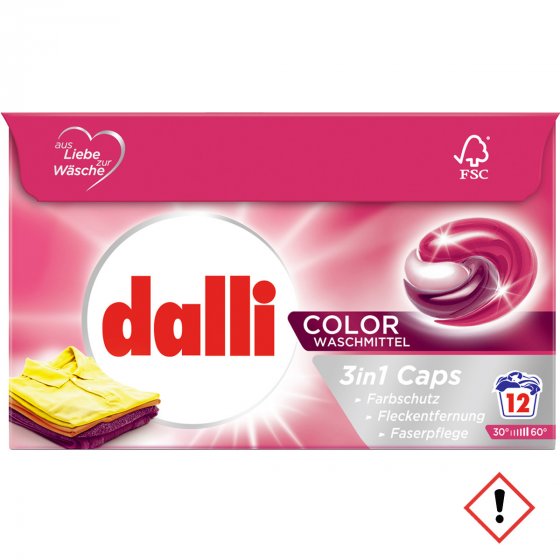 Dalli Color 3in1 Caps 12WL 