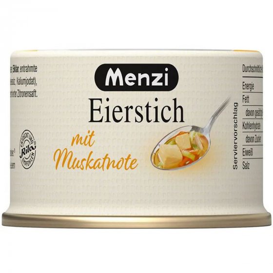 Menzi Eierstich ist eine klassiche Suppeneinlage Fertiggericht 125g 