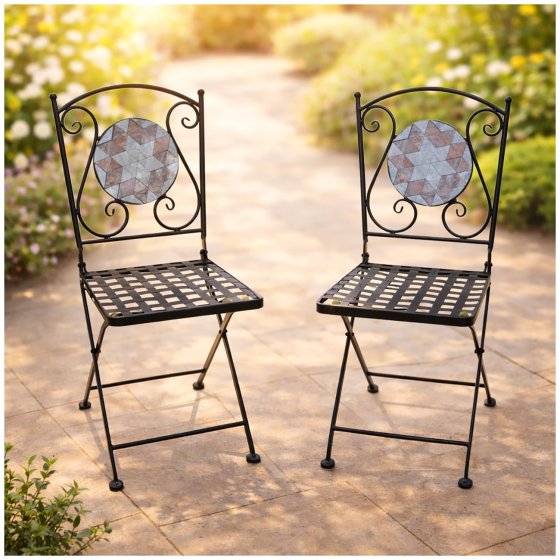 Gartenstühle 2 Stück Marocco Braun 