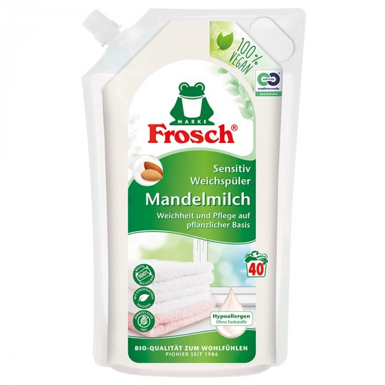 Frosch Weichspüler Mandelmilch sensitiv Nachfüller 