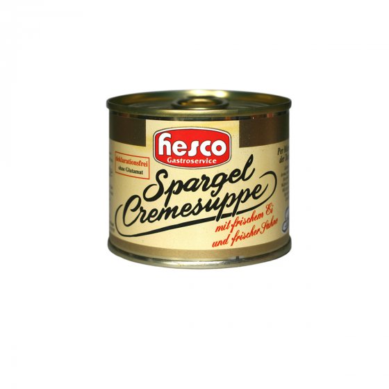 Hesco Spargelcremesuppe mit Ei und frischer Sahne 5 Dosen 1060ml 