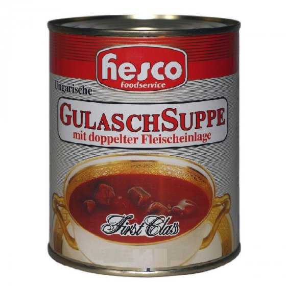 Hesco Ungarische Gulaschsuppe First Class stark konzentriert 850ml 