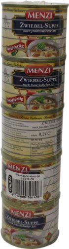 Menzi Zwiebelsuppe Frazösische Art 200ml 5er Pack 