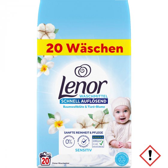 Lenor WM Pulver Sensitiv 20WL 