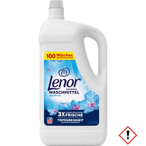 Lenor Waschmittel Flüssig Aprilfrisch 100WL 